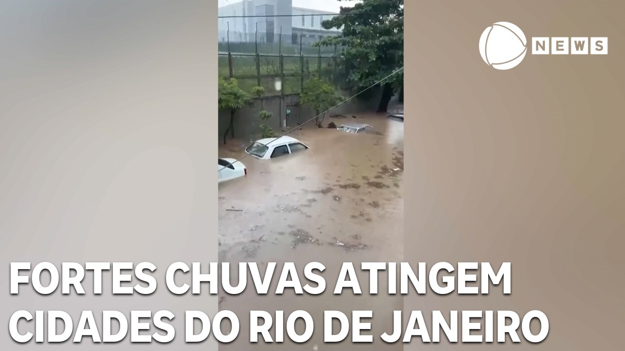 Cidades da Região Metropolitana do RJ ficam alagadas