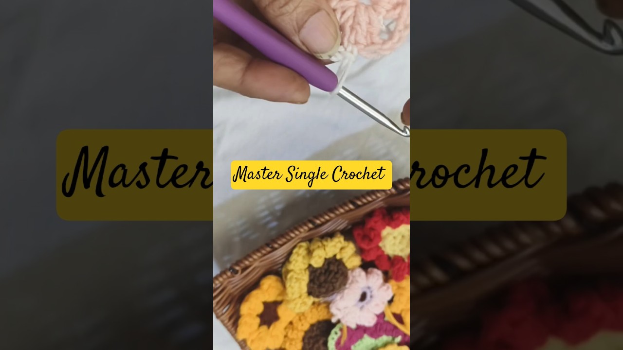 MASTER Single Crochet in CIRCLE ⭕