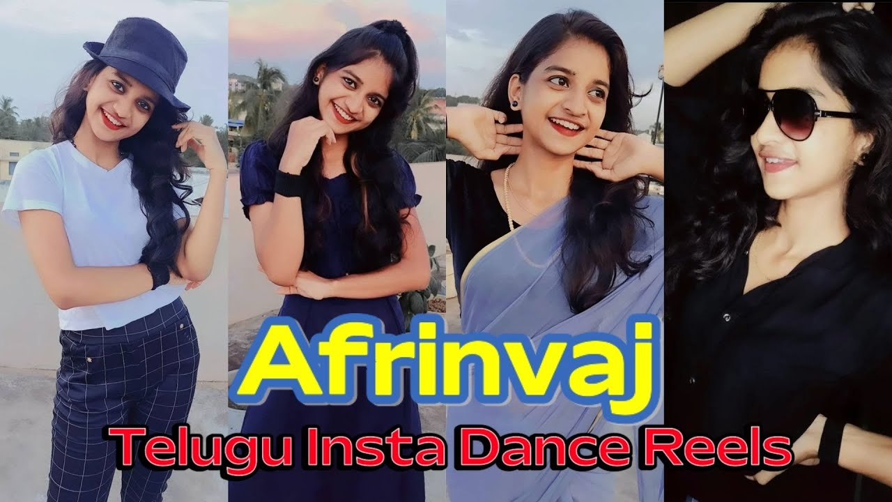 Andhra Cute Girl Afrinvaj 😍 New Instagram Reels ❤️| Afrinvaj Trending Dance Reels 💃.