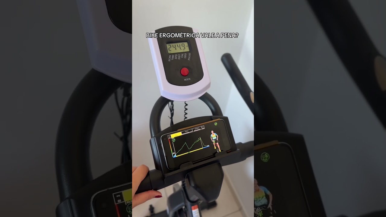 Vale a pena ter uma bicicleta ergom&eacute;trica em casa? #shortvideo