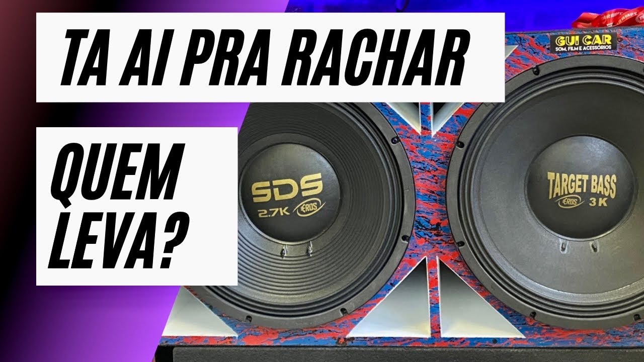 COMPARATIVO EROS SDS 2.4K E EROS TARGET 3K - TESTE MUSICAL