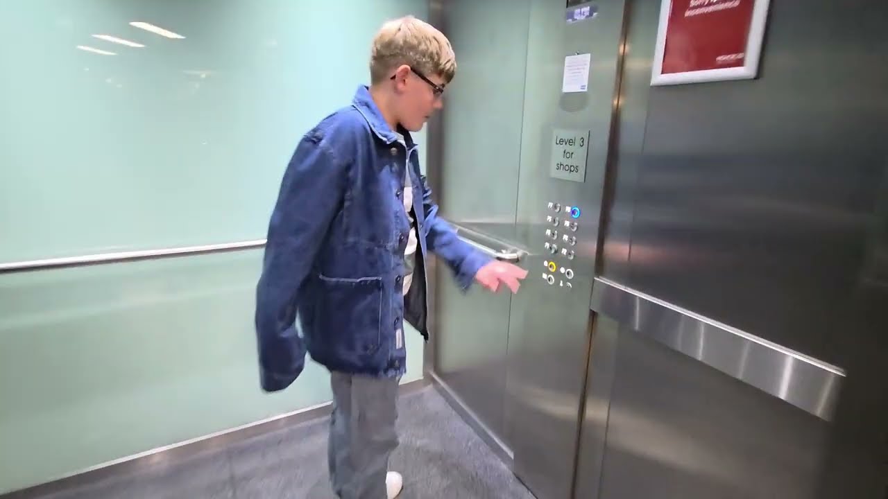 Lifts @ Highcross shopping centre carpark, Leicester, Otis Gen2 set of 6 lifts