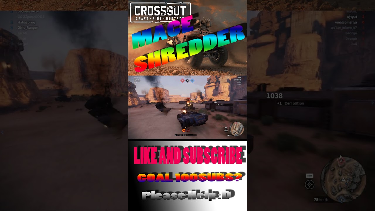 Shotgun Mace Short Crossout #crossout #pvp #mmo
