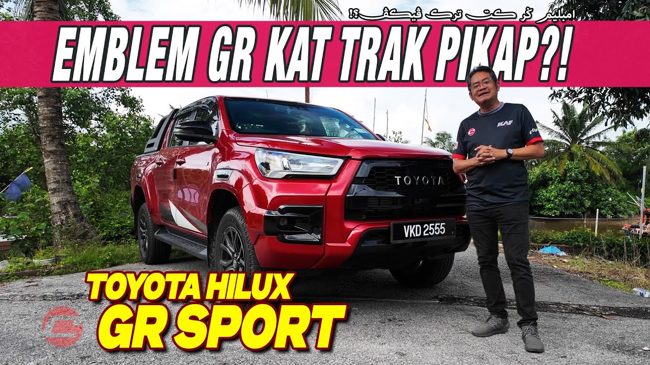TOYOTA HILUX GR SPORT: EMBLEM GR KAT TRAK PIKAP?!