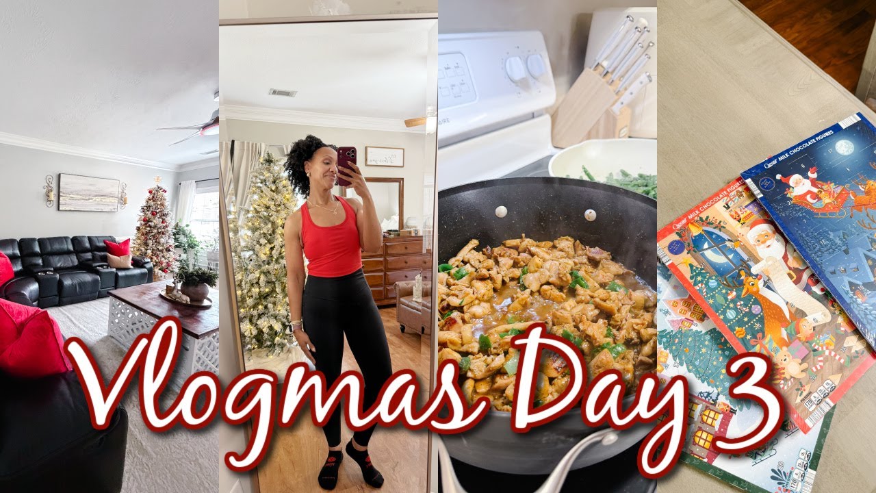 VLOGMAS ДЕНЬ 3 | Реалистичный день дома: готовка, уборка и подготовка к станковой хореографии