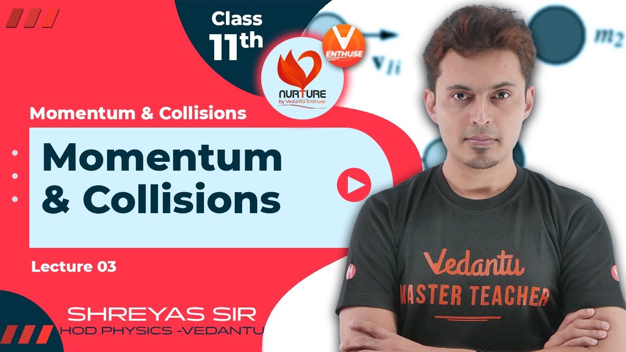 L3 Momentum and Collisions | Restitution & Oblique collision 🔥 Class 11 Physics  JEE 2023 | Vedantu✌