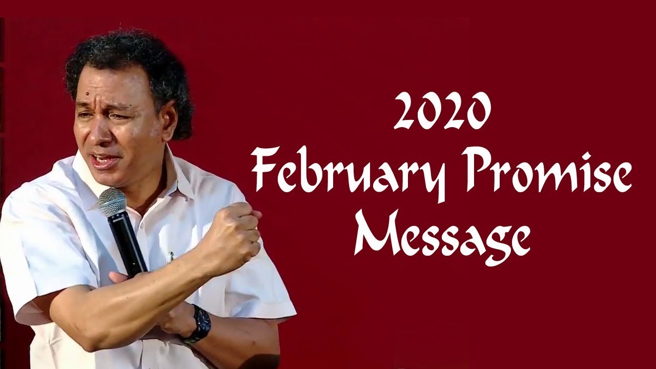2020 February Promise Message l Pas Jacob Koshy l Tamil Christian Message