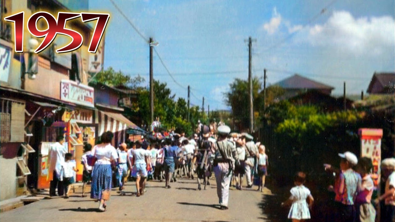 古いアルバムに映っていた写真の場所を探してみる　～昭和30年代の公園とお祭り～