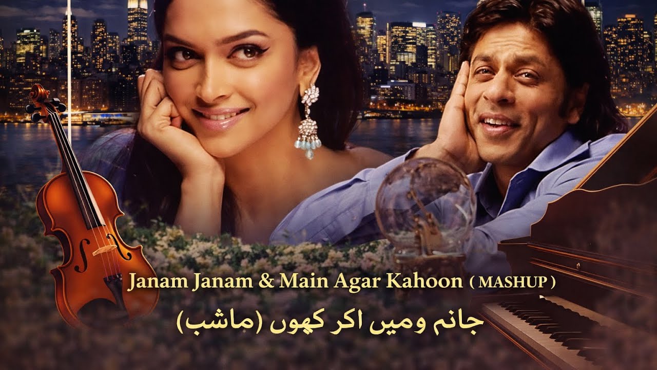 Janam Janam & Main Agar Kahoon Mashup (جنم جنم & مين اگر كاهون) – Violin & Piano Romantic Cover