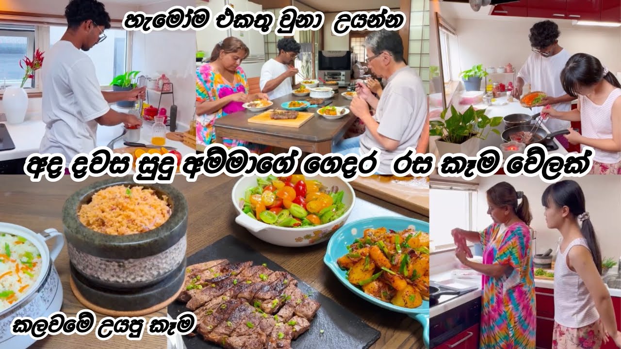 සුදු අම්මාගේ ගෙදර &hearts;️| Life in japan 🇯🇵🇱🇰