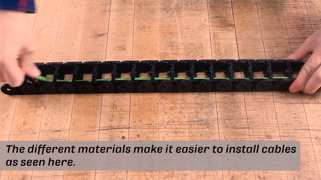 How to Install Cables Into Tsubaki KabelSchlepp EasyTrax Cable Carrier