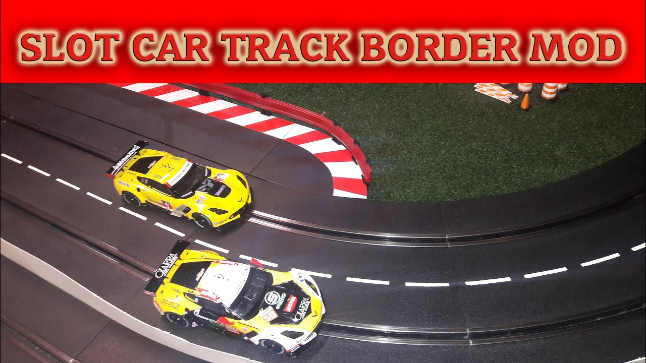 Quick Track Tip - Customizing Borders Carrera 132/124 Slot Car Track