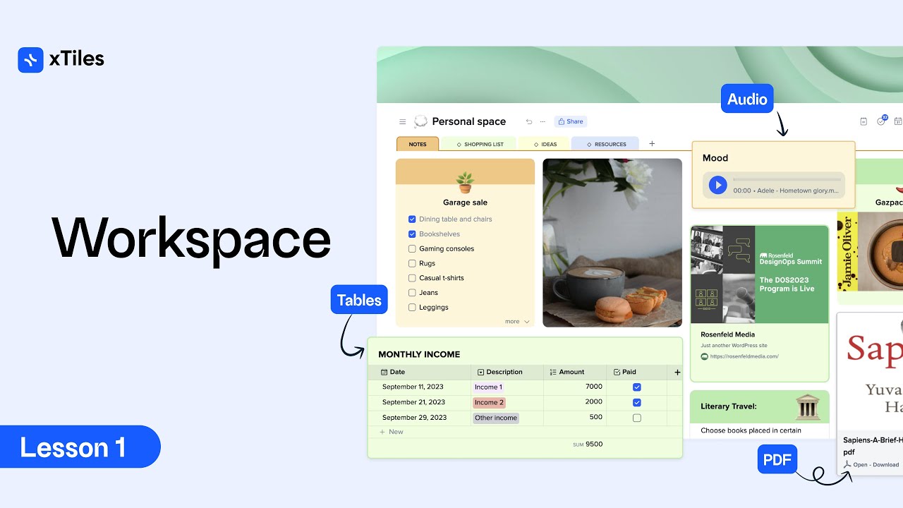 Welcome to xTiles Workspace