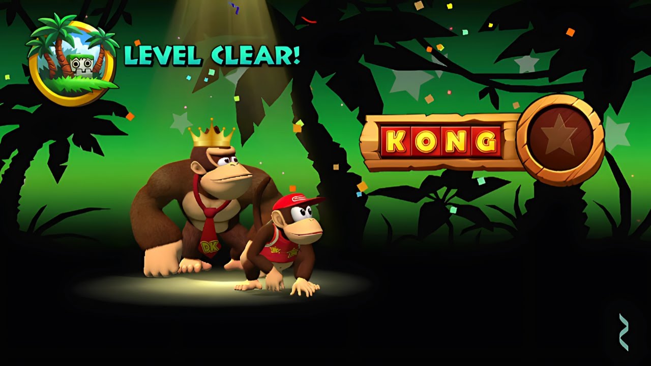 Donkey kong country returns hd 1-3 ( Tree Top Bop ) 1-5 ( Canopy Cannons )