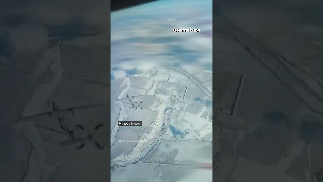 Ukrainian Drone Operator Shows a Master Class on Shooting Down Russian UAV #warinukraine #drone