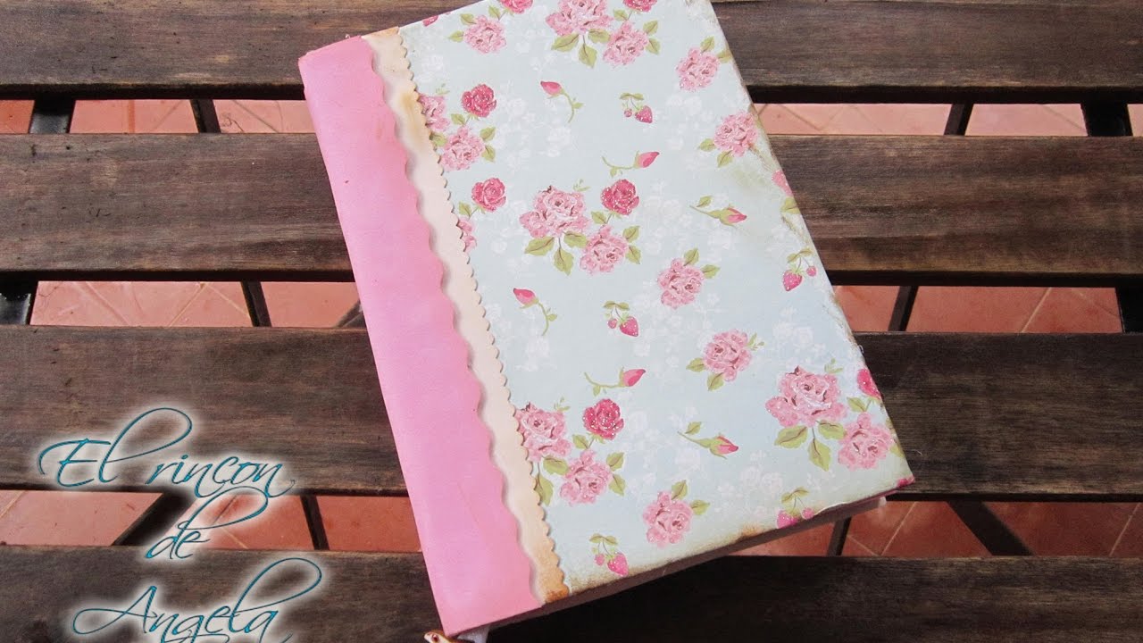Como decorar tu agenda estilo shabby chic, vintage, muy facil