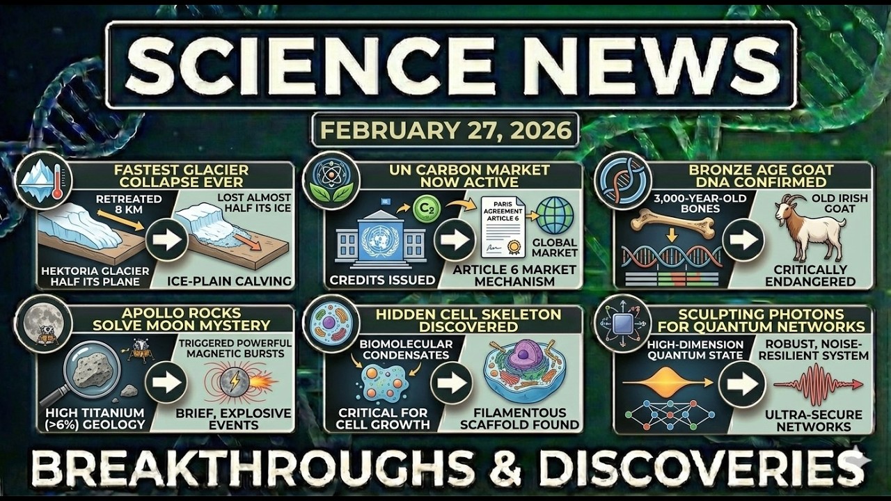 Science News on Feb 27, 2026: The Moon's Magnetic 