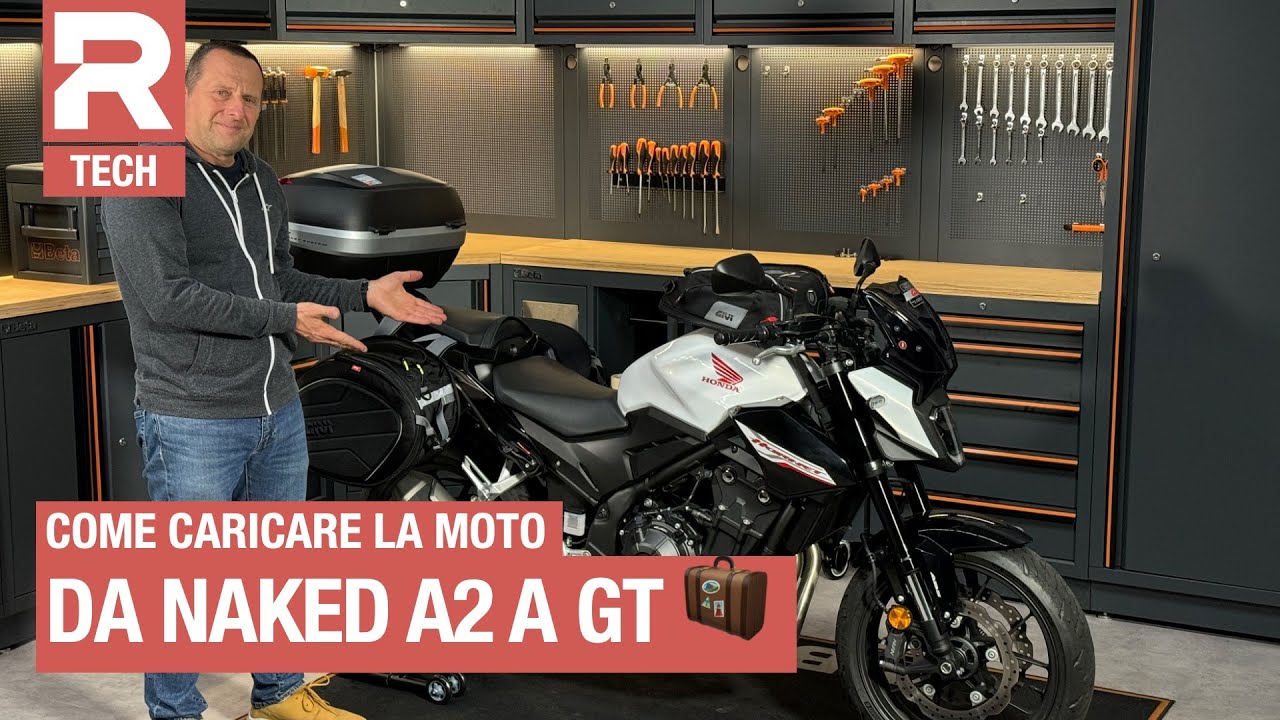 Cosa portare in moto per un viaggio e come caricarla - i nostri consigli