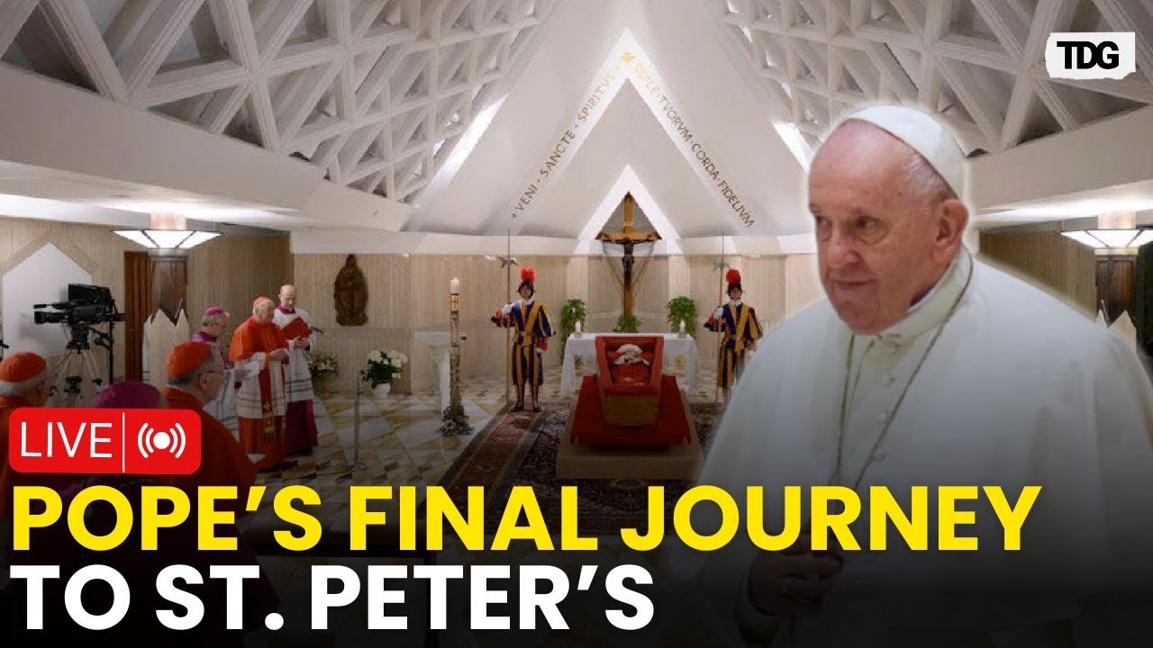 Pope Francis Funeral Live: Security Tightened as Pope's  Body Moved to St. Peter&rsquo;s Basilica