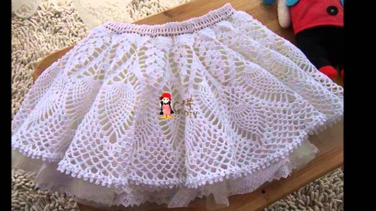 Crochet Skirts with Grommets for Girls