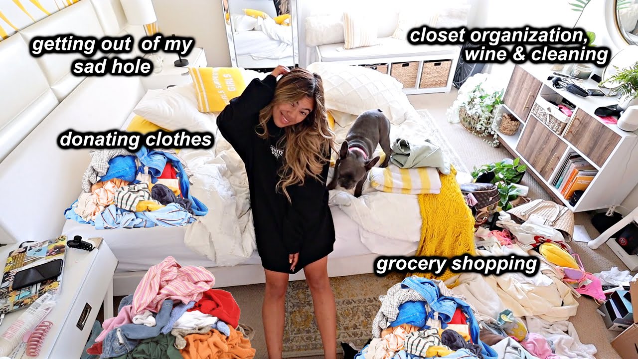 Cleaning my closet for an entire week and getting my life back together