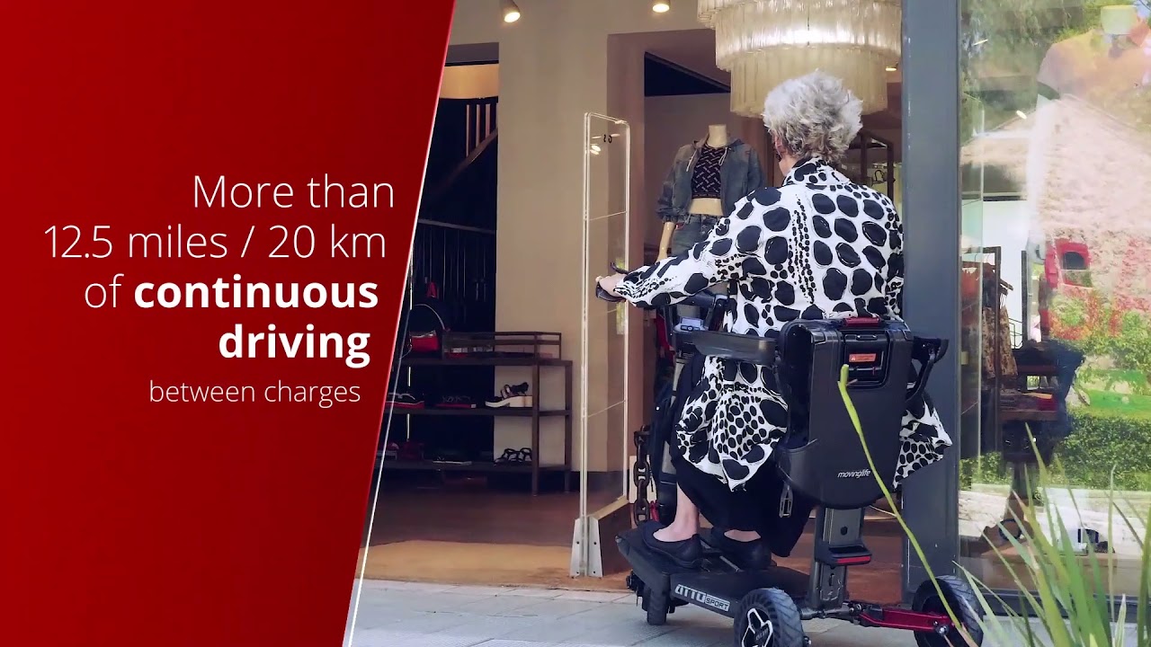 Scooter 3 roues pliable ATTO SPORT - Faciliter les déplacements des PMR