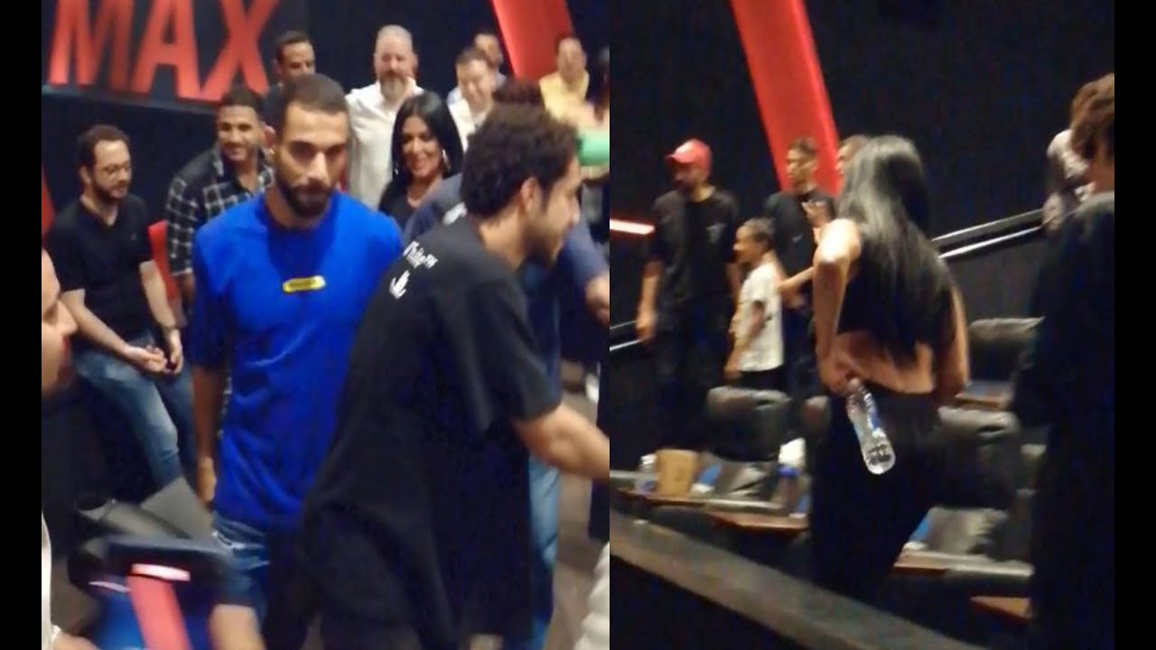 لاعبي الاهلي الرجالة عمرو السولية وشوبير يتجاهلان رانيا يوسف رغم لبسها المثير