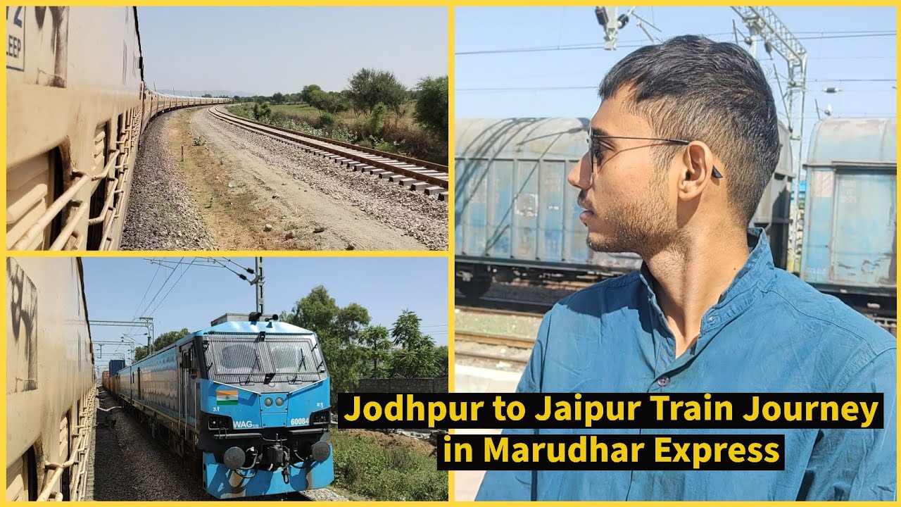 Our Last Journey in 14866/Jodhpur - Varanasi Marudhar Express with ICF Coaches | Jodhpur to Jaipur