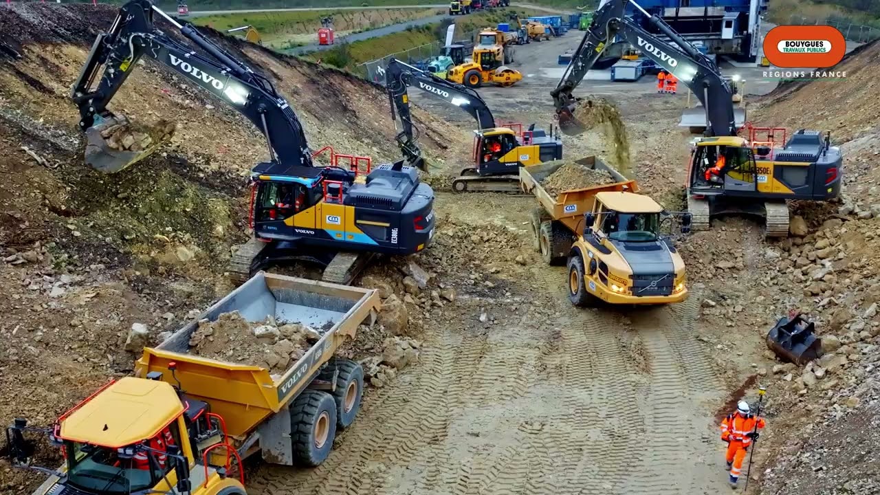 Chantier du pont-rail des Pépinières