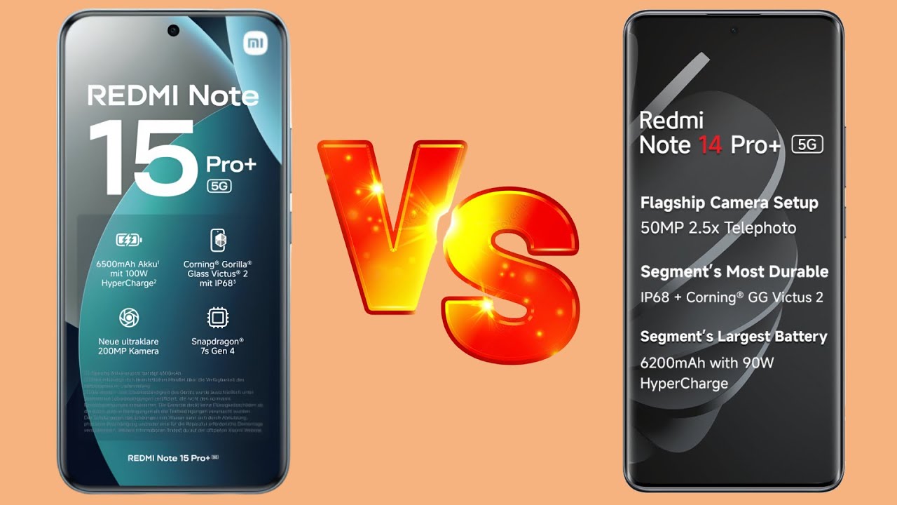 Xiaomi Redmi Note 15 Pro Plus против Xiaomi Redmi Note 14 Pro Plus || Полное сравнение || Обзор