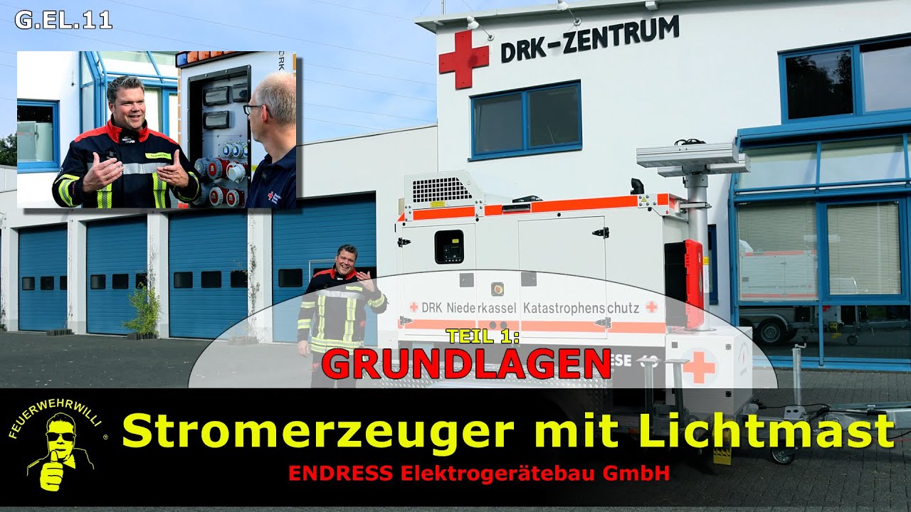 Stromerzeuger mit Lichtmast von #Endress Teil 1 - Grundlagen