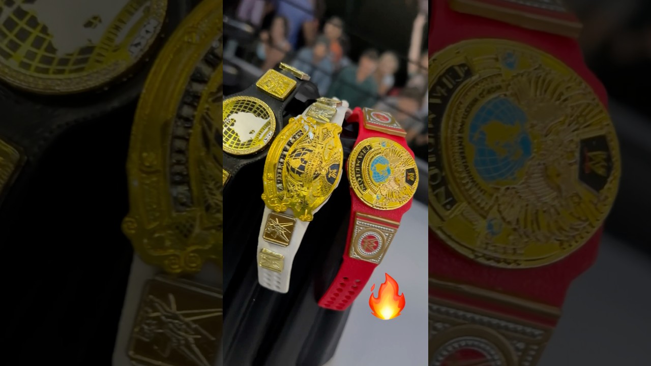 CUSTOM WWE Championship Belts #wrestlingfigures #wweelite