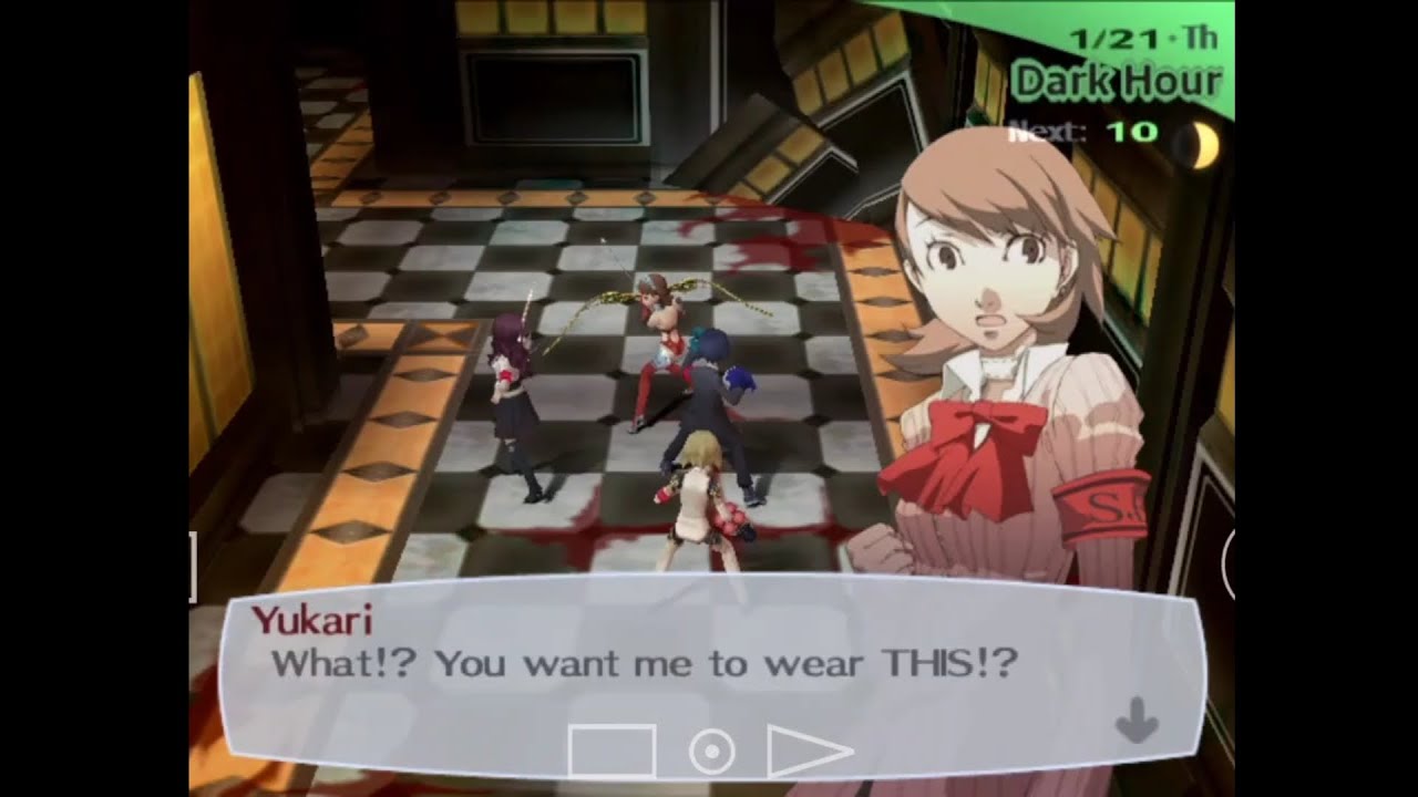 Persona 3 FES Costume Reactions