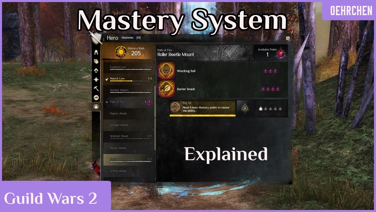Guild Wars 2: The Mastery System and how get Mastery Points
