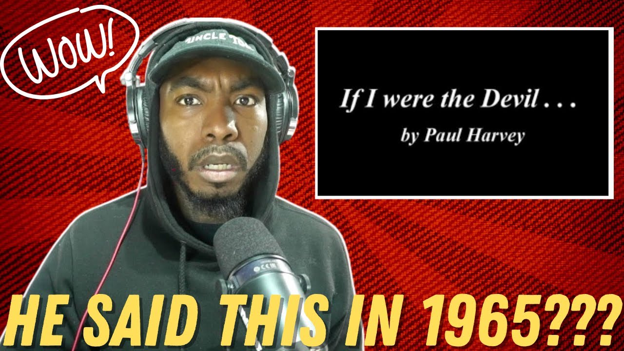 Paul Harvey - If I Were The Devil 1965 (REACTION!!!)
