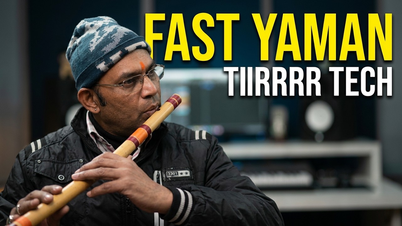 Yaman Fast Finger Practice l ठंड में बांसुरी पर अभ्यास कैसे करें l Flute Tounging Tirrrr With Speed