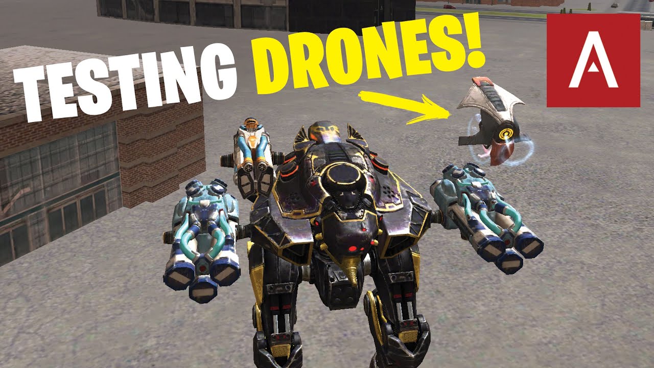 War Robots - Testing NEW DRONES How Do They Work? WR Test Server Gameplay