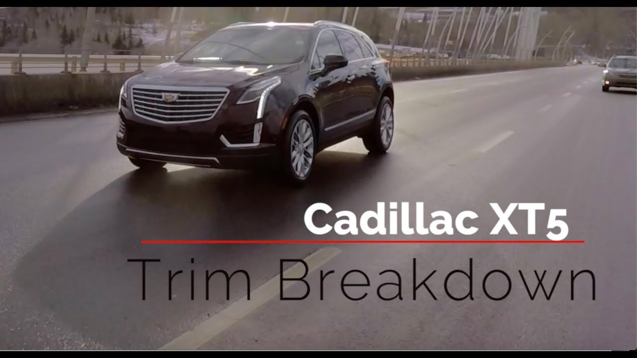 Cadillac XT5 Trim Comparison