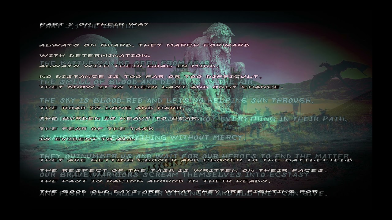 Black Ground Project - The Battle Against The Dark Rider [Lyric Video]