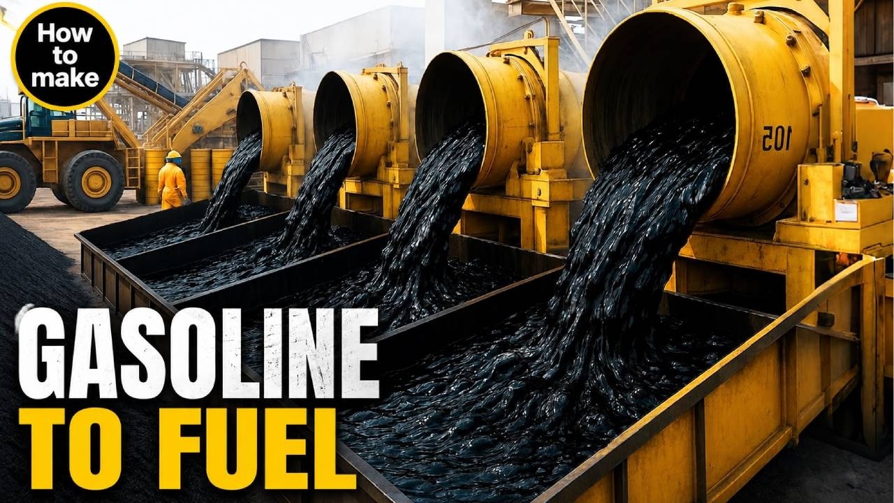 Gasoline Manufacturing Process | From Crude Oil to Fuel