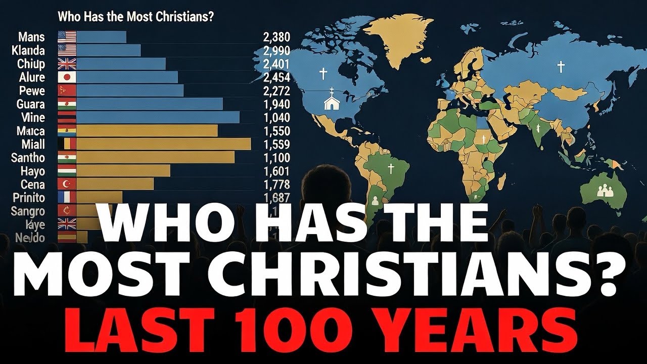 You Won't Believe Christian Population Changes in 100 Years