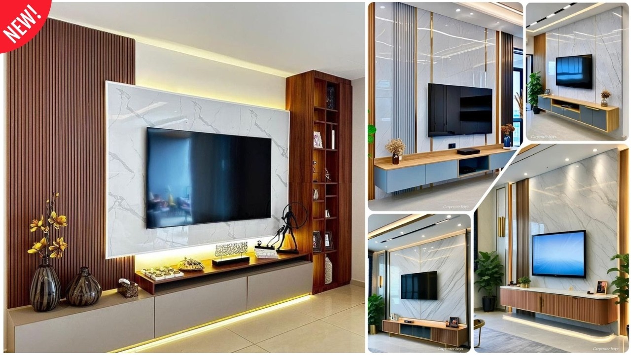 NEW TV Wall Unit Designs 2026 | Stylish TV Cabinet Ideas | Modern Living Room Decor