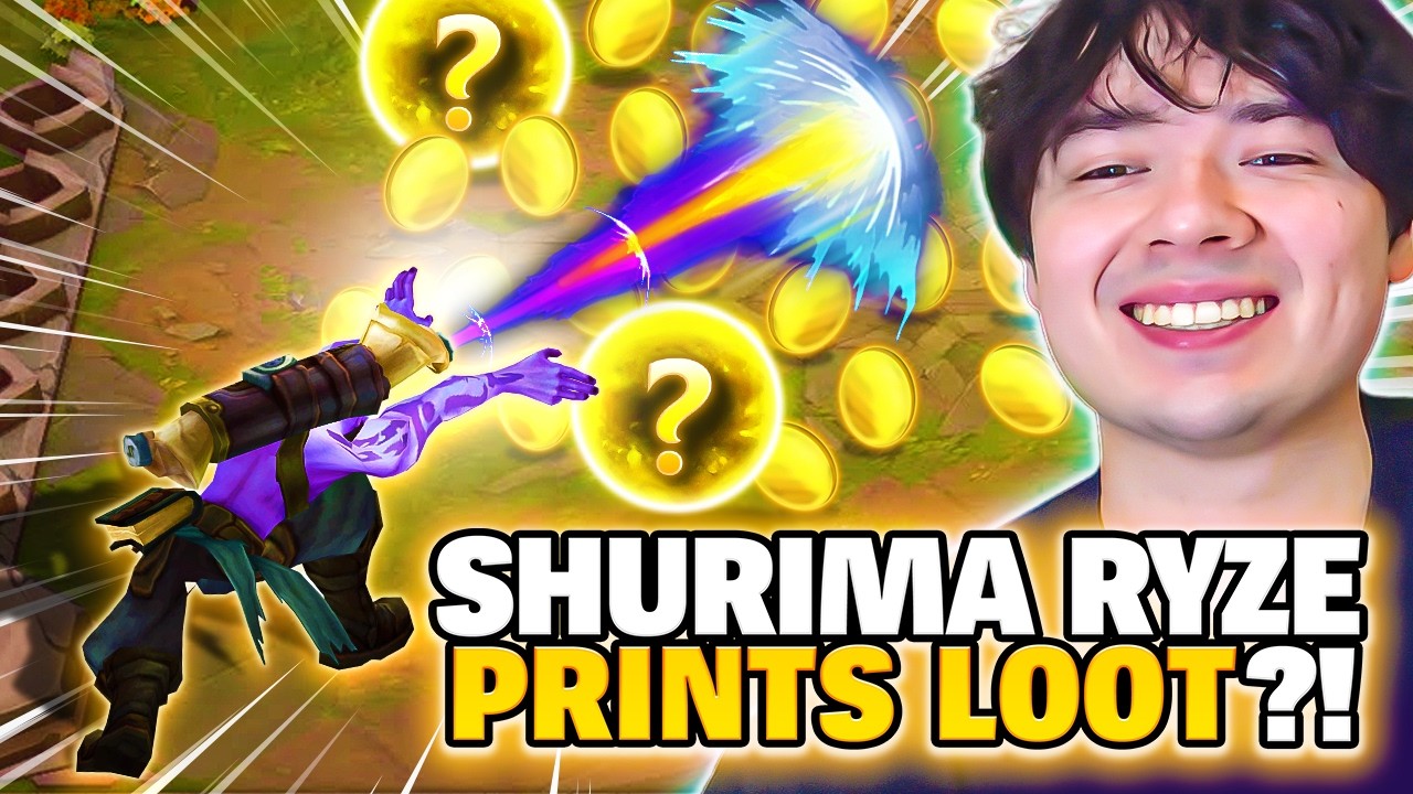 I Gave SHURIMA RYZE A Dawncore And Let Him Farm INFINITE LOOT!
