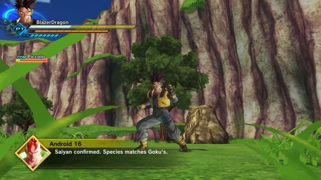 DBXV2 - Story Mode Quotes to Created Characters (Saiyan Race) (Updated)