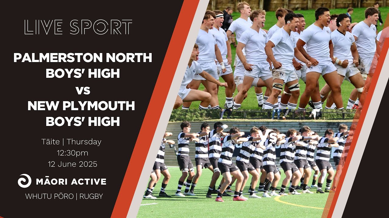 Super 8 Rugby First XV 2025 | Palmerston North Boys' High v New Plymouth Boys' High