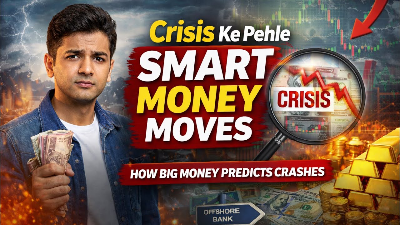 Crisis Ke Pehle Smart Money Moves | How Big Money Predicts Crashes (Hindi Documentary)
