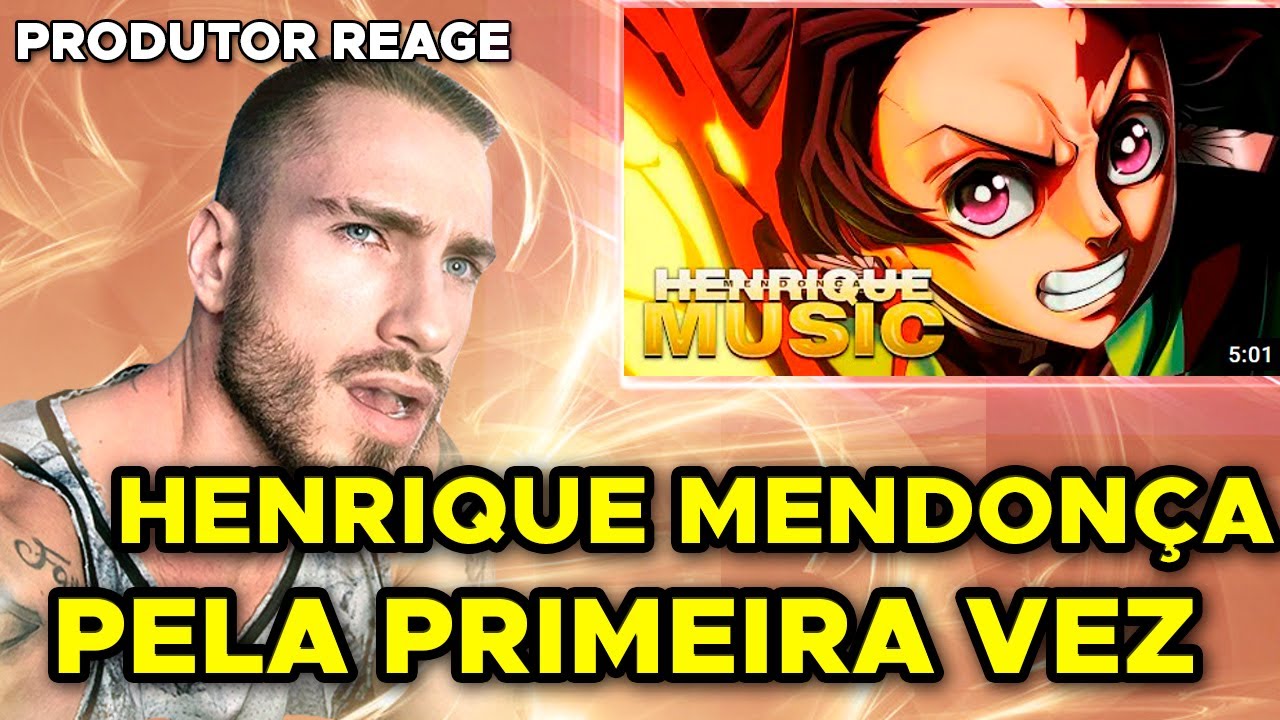 HENRIQUE MENDONÇA - Tanjiro | PRODUTOR REAGE (REACT/ANALISE) - O DRIVE dele é uma...