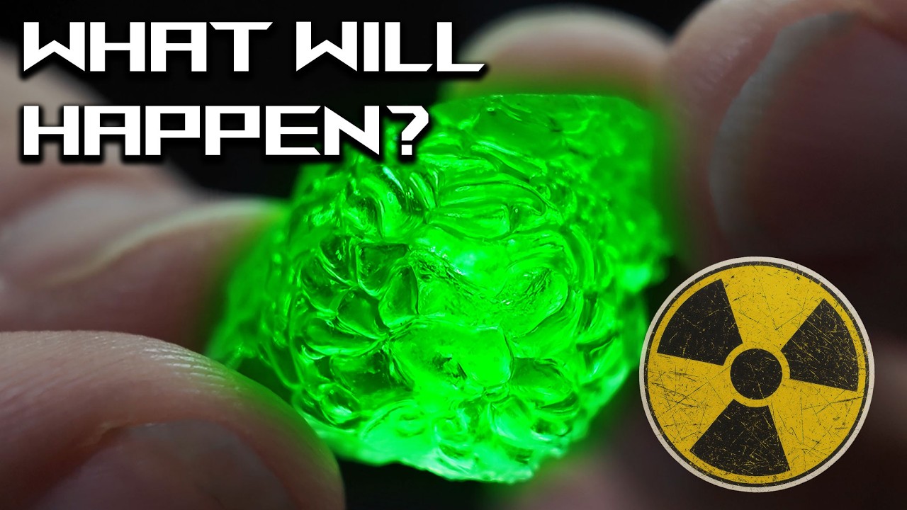 Glowing Radioactive Opal?!? The Process of Faceting Uranium Bearing Hyalite Opal from Mexico