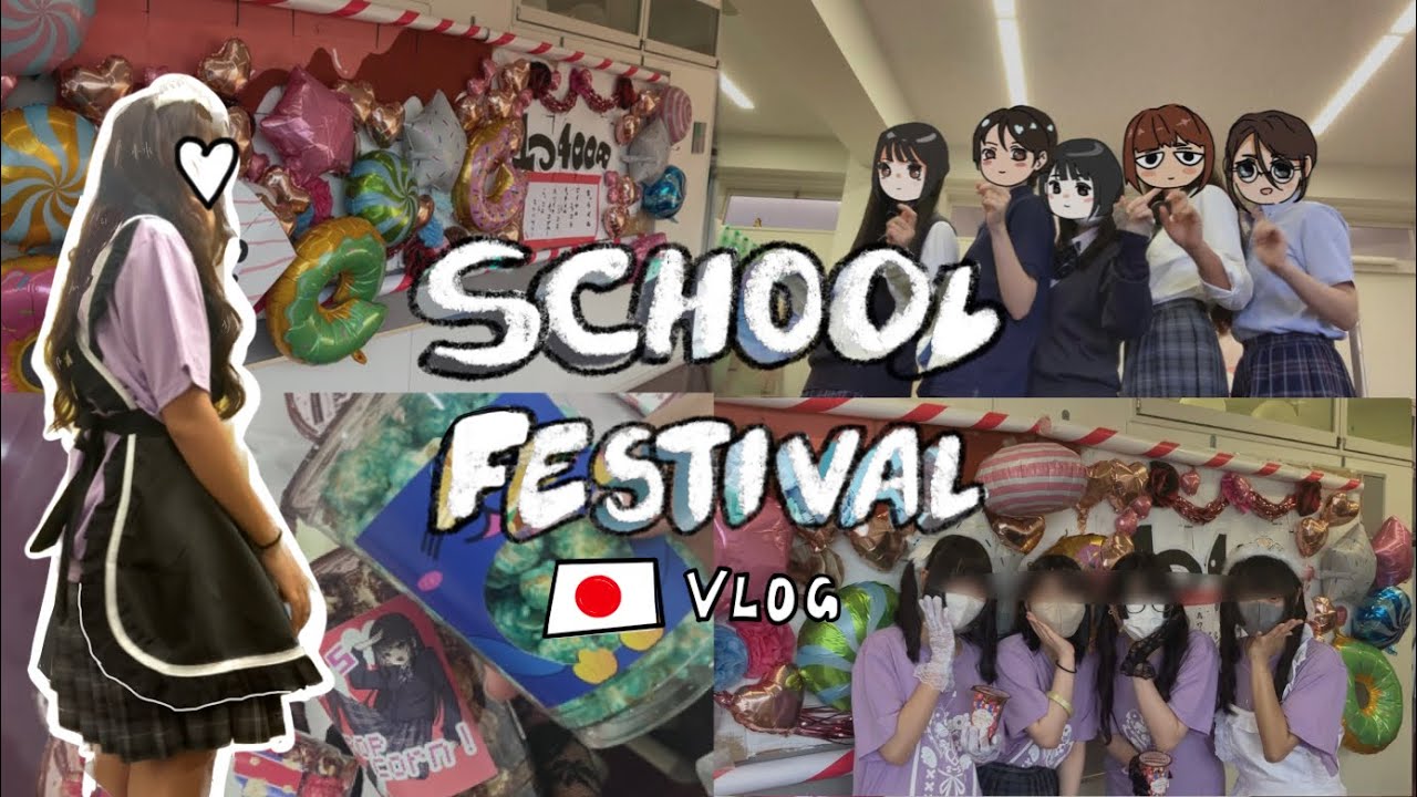 school festival day☆ [japan vlog#2]