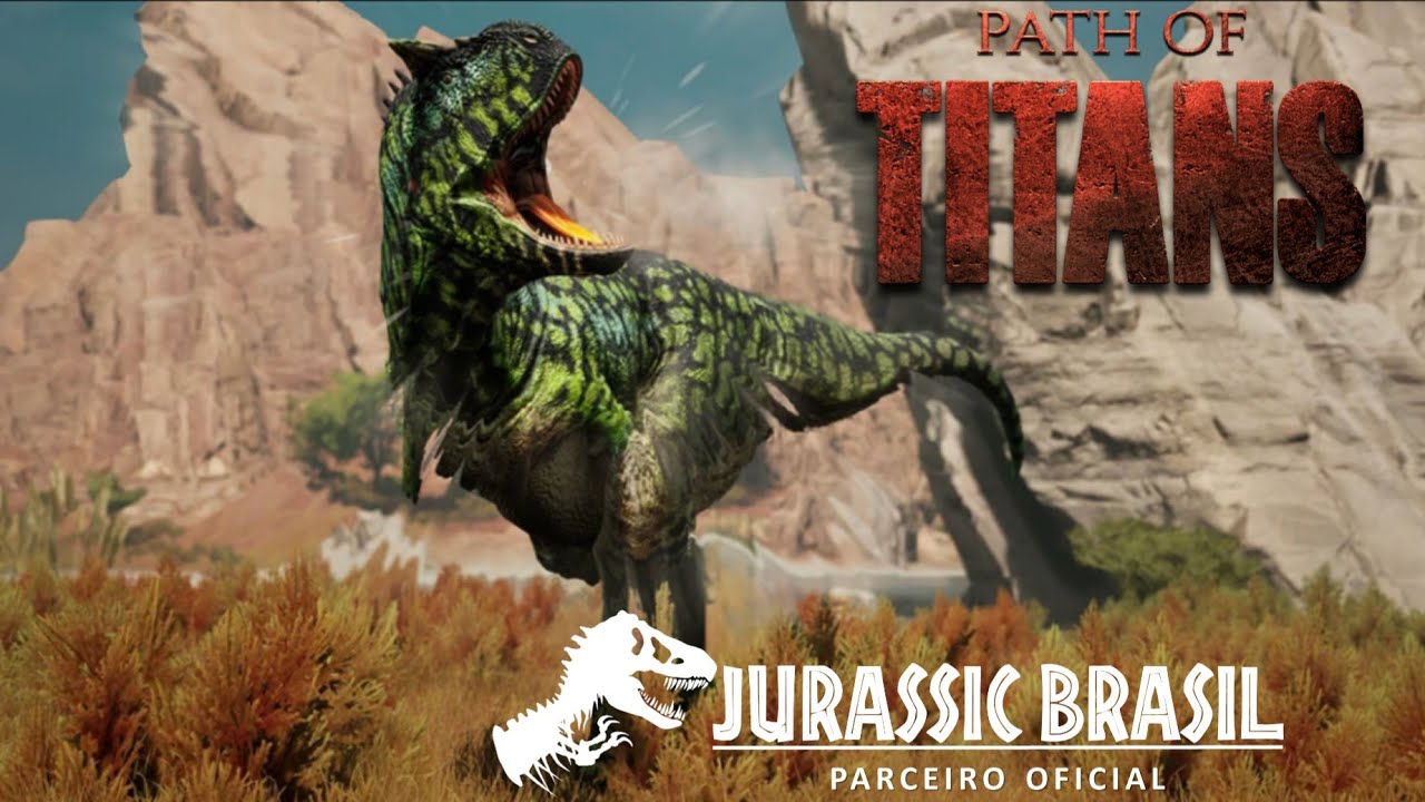 LIVE 🦖 Path of titans -💥 PARCEIRO OFICIAL JURASSIC BRASIL
